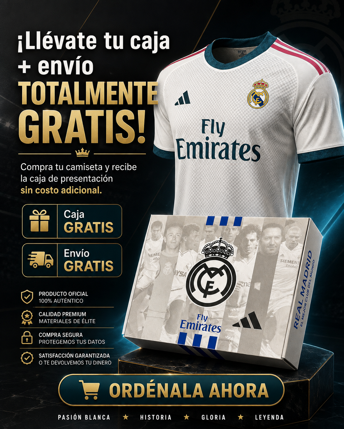 Camiseta Real Madrid - Calidad Player 2027